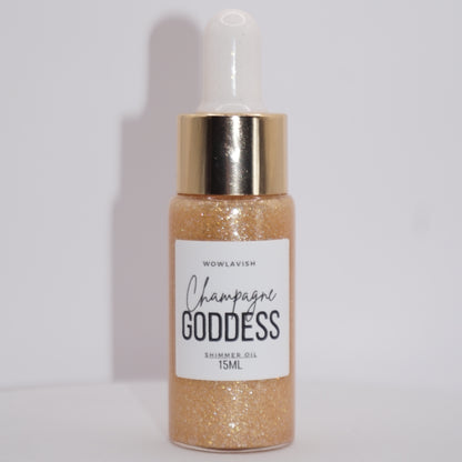 Champagne Goddess Shimmer Oil x True love pheromone oil