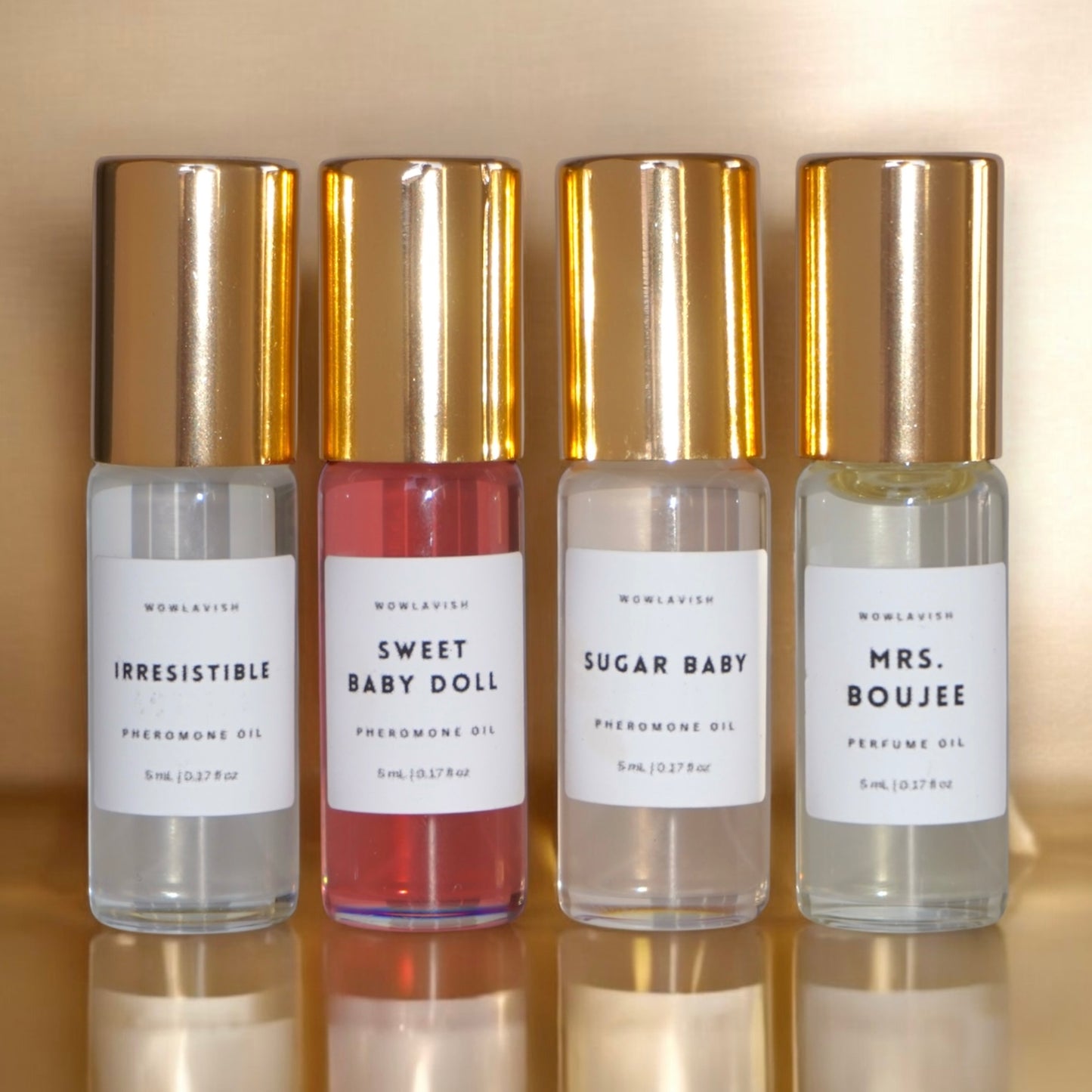 Limited Edition Holiday Pheromone Roll-On Oil Set – 4 Pack (5ml each)